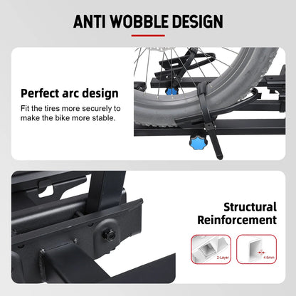 Young Electric FELLOW Foldable Hitch Bike Rack | 2’’ Receiver, 200 LBS Capacity - Freedom Mobility